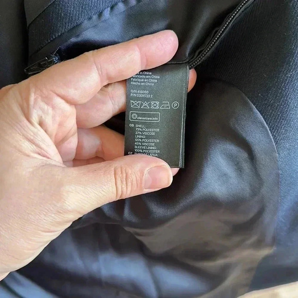 H&M Blue Navy Men’s Blazer Sz 40R - Picture 8 of 9